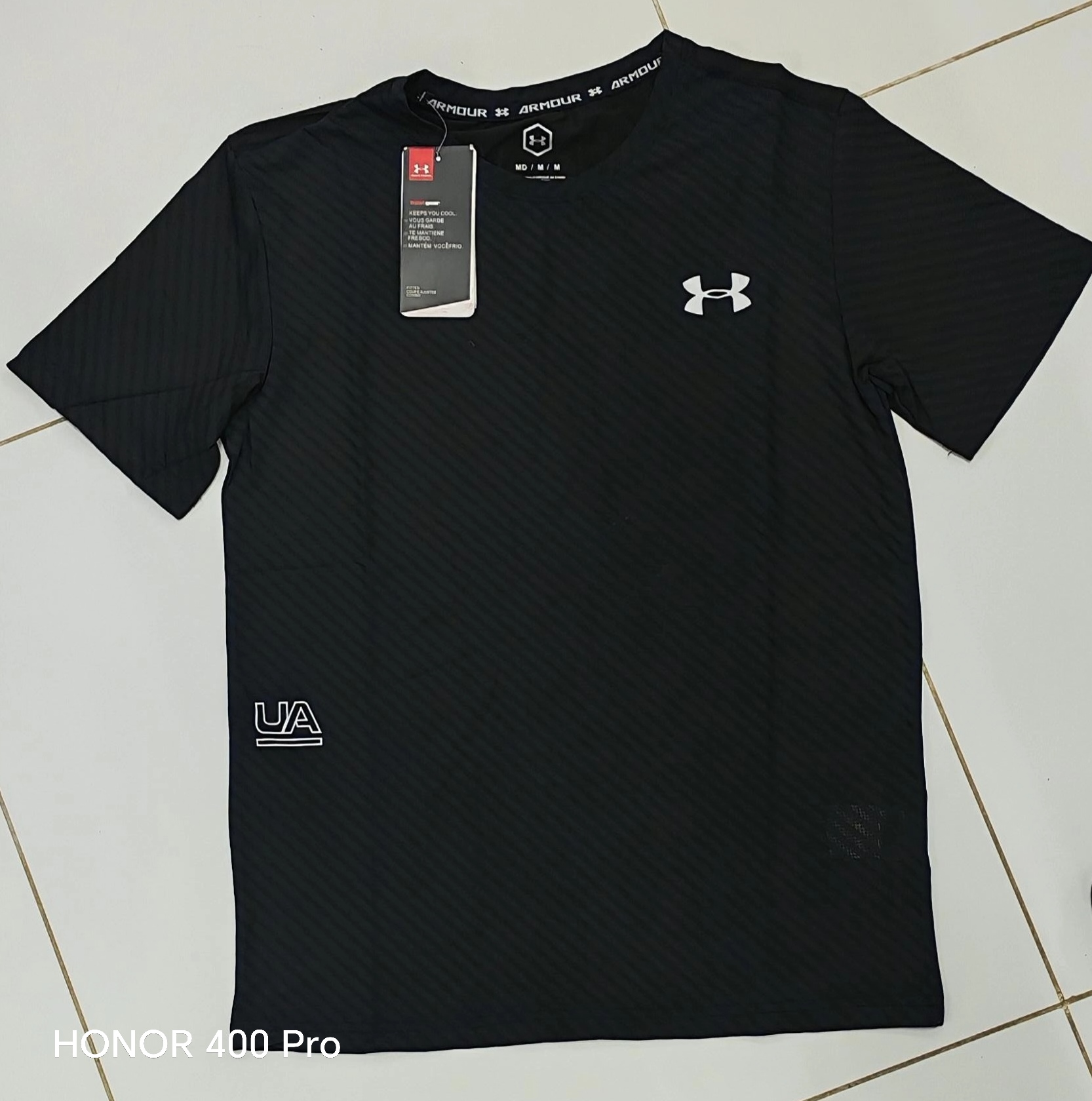 IMG_20260816_183807_edit_248235764519002 TSHIRT UNDER ARMOUR اسود - الصورة 1